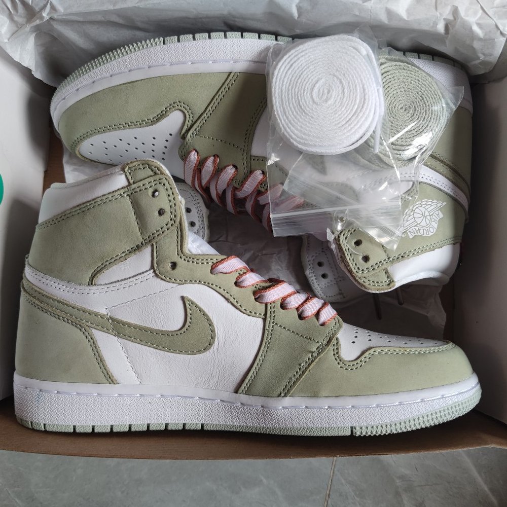 Women Sage Sea Dark Green High gang Basketball Sneakers - Picture 1 of 7